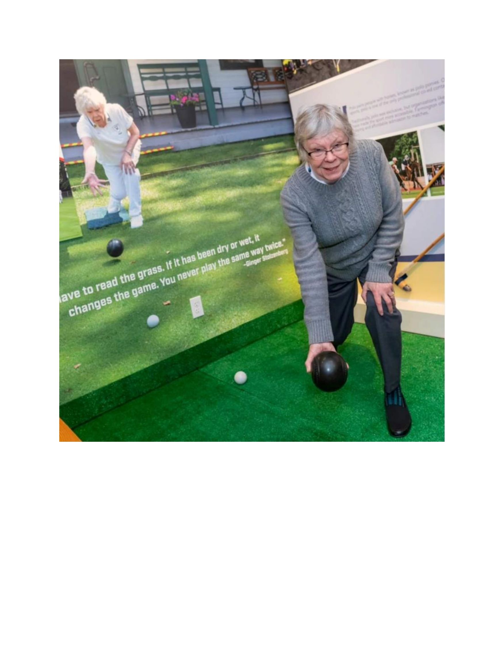 Ginger at CT Museum Exhibit